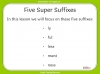 Add Suffixes to Spell Longer Words - Year 2 Teaching Resources (slide 7/21)